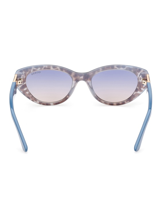 сини овални слънчеви очила модел Guess