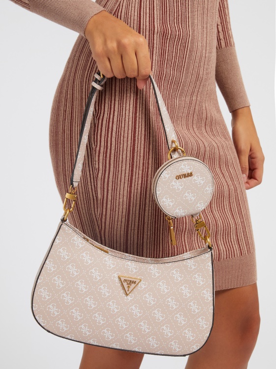 чанта през рамо с лого Alexie 4g Guess