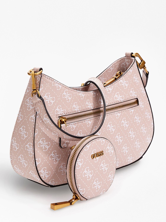 чанта през рамо с лого Alexie 4g Guess