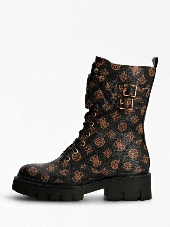 бойна обувка Guess Brown Sery 4g божур лого