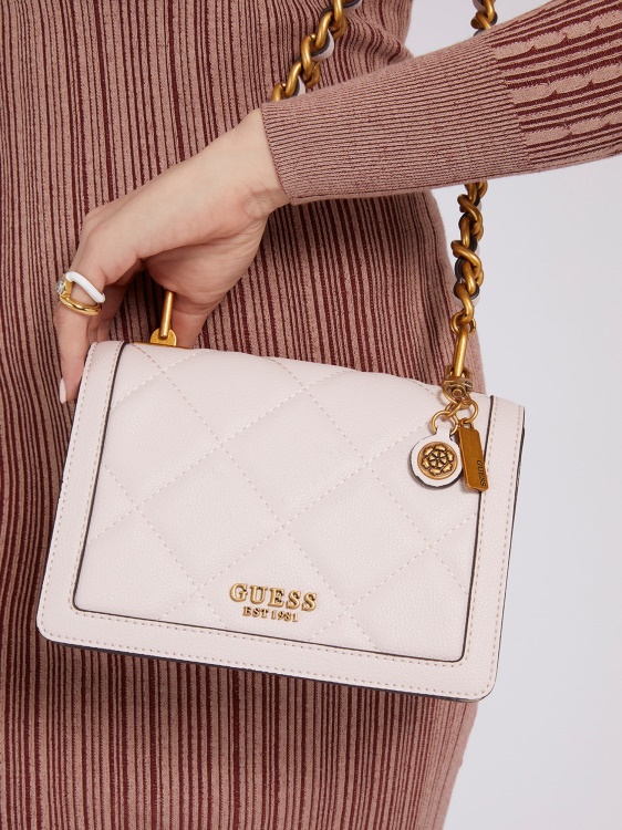 White Guess Abey ватирано кръстосано тяло