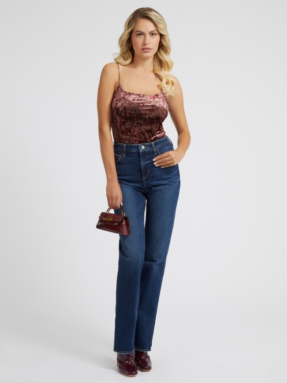 лилаво тяло с кадифе с флорални щампи