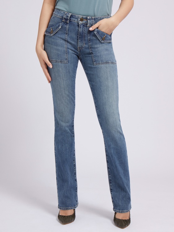 сини дънкови панталони Guess
