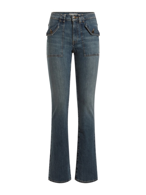 сини дънкови панталони Guess