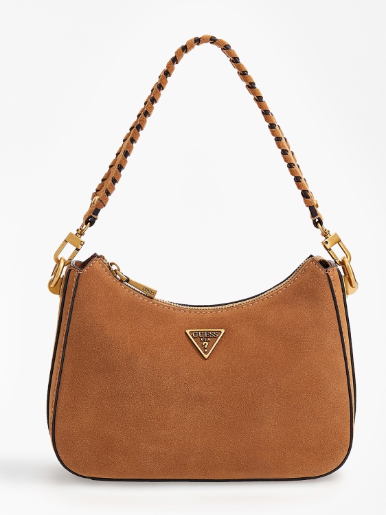 Guess Kaoma Suede мини чанта през рамо бежово
