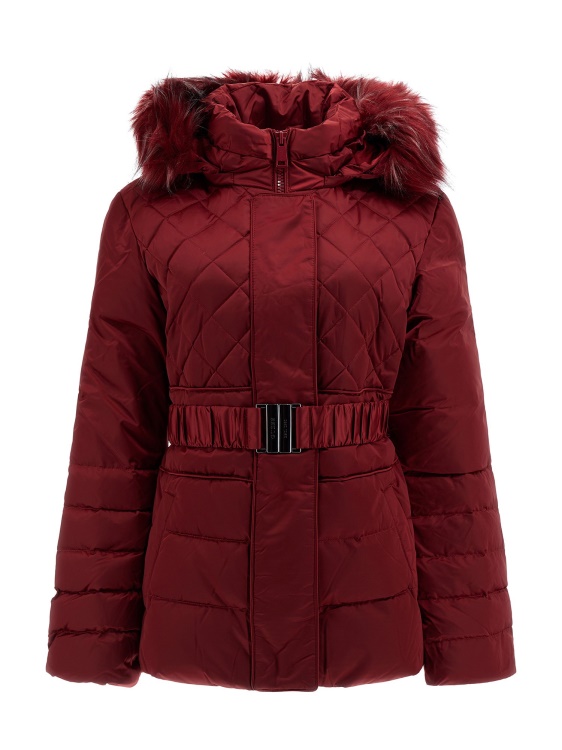 истинско пухче Guess червено