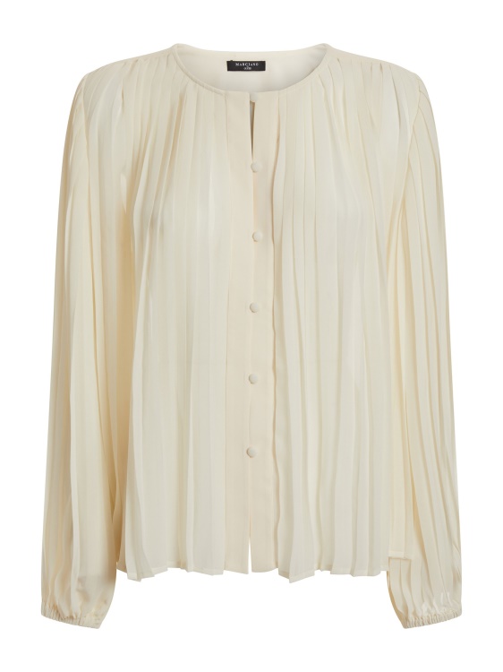 бежова плисирана блуза Guess Marciano
