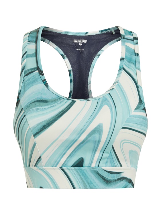 цял принт активен сутиен Guess син
