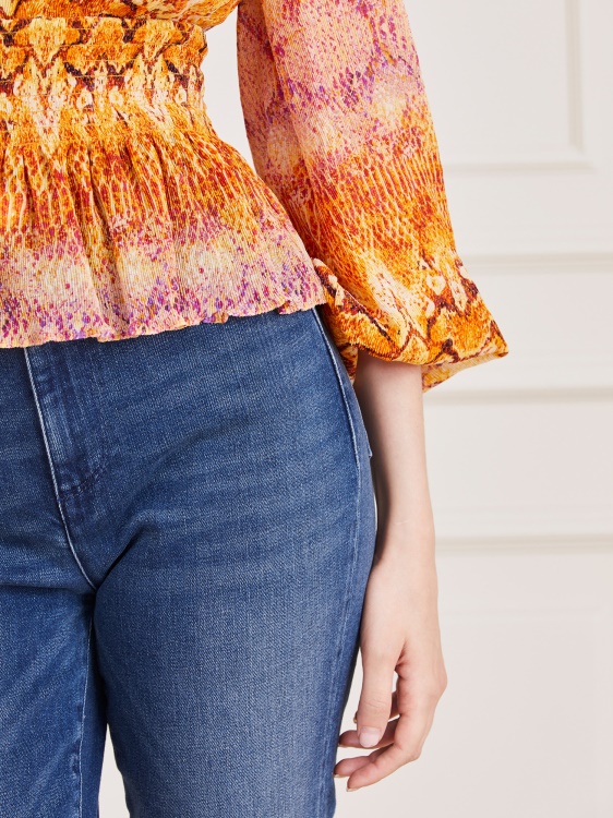 Marciano цял печат отгоре оранжево предложение