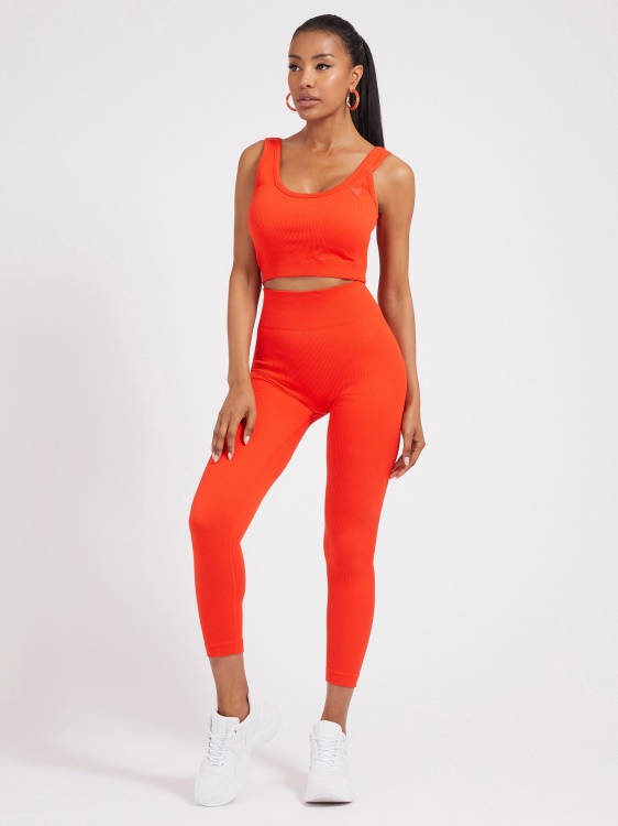 оранжеви безшевни клинове Guess Rib
