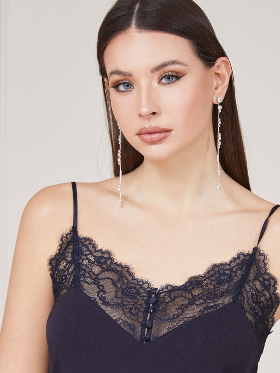 Guess горна част от дантела Marciano синьо