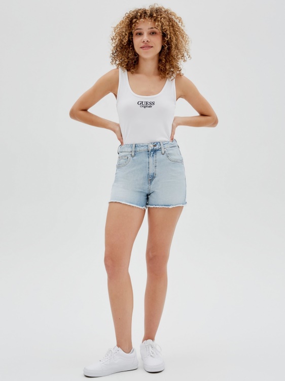 дънкови шорти Guess Blue