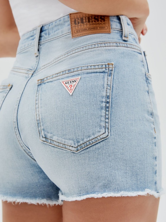 дънкови шорти Guess Blue