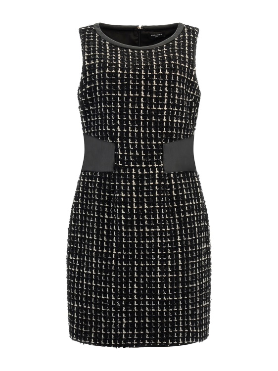 черна рокля от туид Marciano Multi Guess