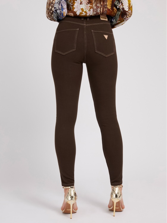 кафяв кльощав панталон Guess