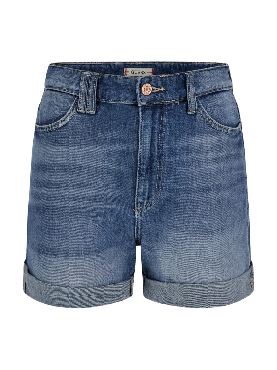 спокойна кройка дънкови шорти Guess Blue