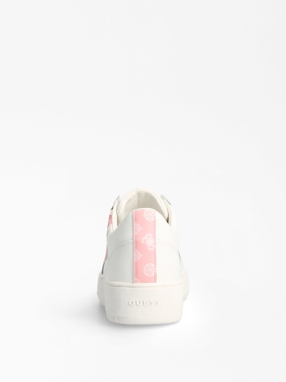 Sidny естествена кожа маратонка бяла Guess