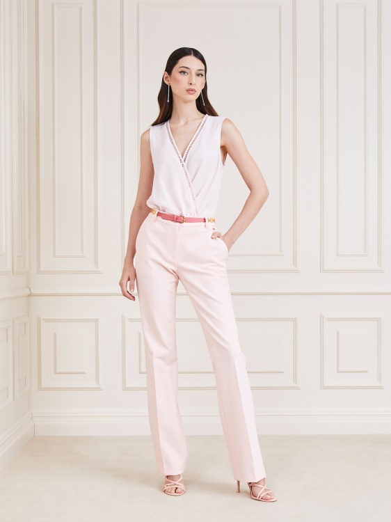 Guess тяло с вложка от розова дантела Marciano