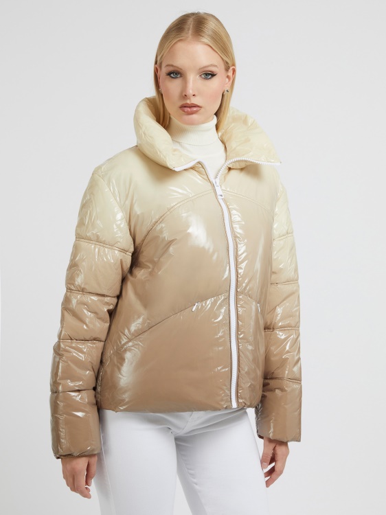 цветен градиент Puffer Guess бежов