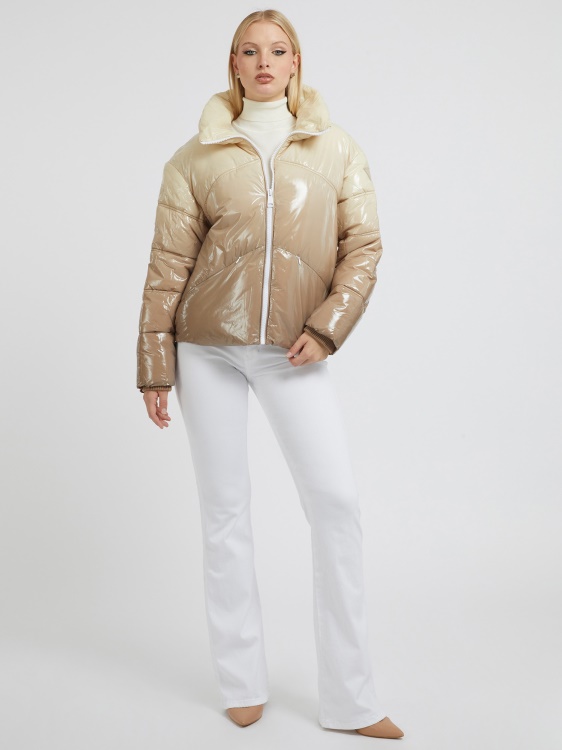 цветен градиент Puffer Guess бежов