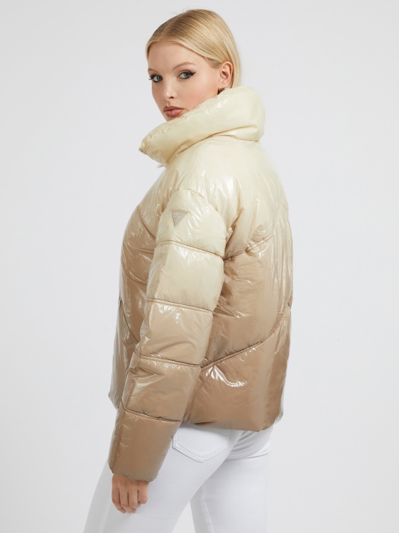 цветен градиент Puffer Guess бежов