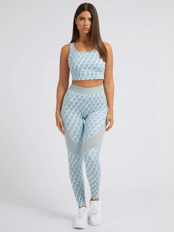 Guess All Over Logo активен сутиен син