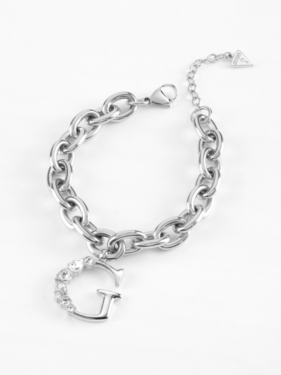 сребърна гривна Guess Pure Light