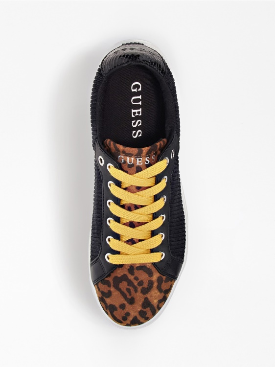 Animalier маратонки Garmini с животински принт Guess