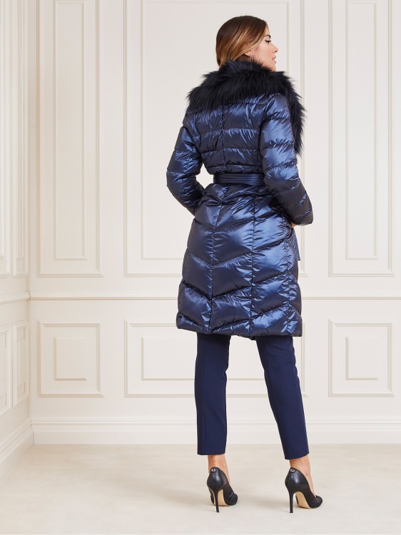 Guess Marciano дълъг пуф син