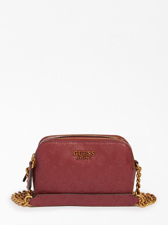 Noelle мини чанта за кръст Guess червено