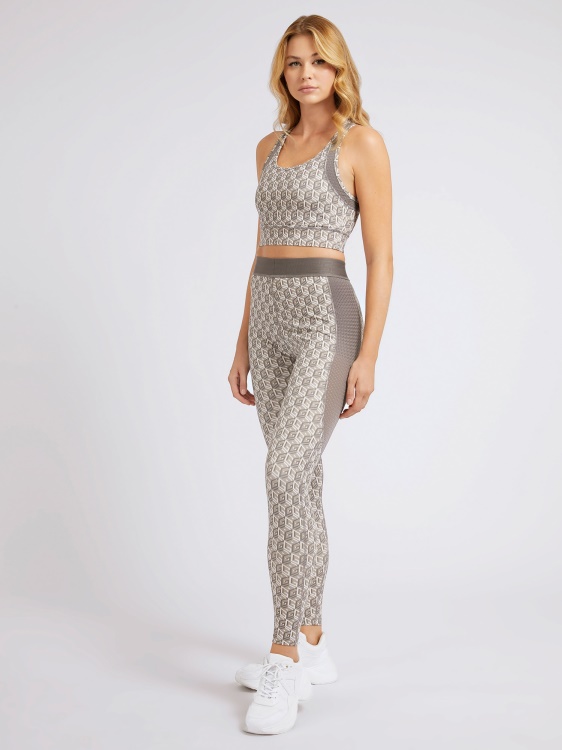 цял лого активен сутиен Guess сив