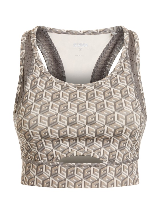цял лого активен сутиен Guess сив