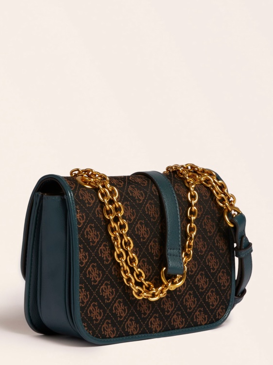 Guess Blue Aileen 4g чанта през рамо с лого