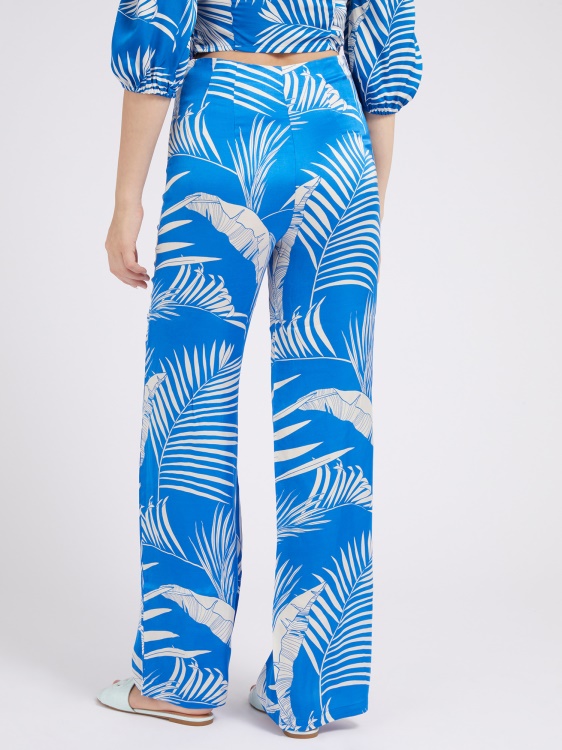 Guess All Over Print Pantaloon Blue Multi
