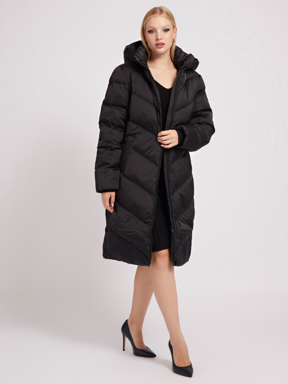 дълъг пуф Guess черен