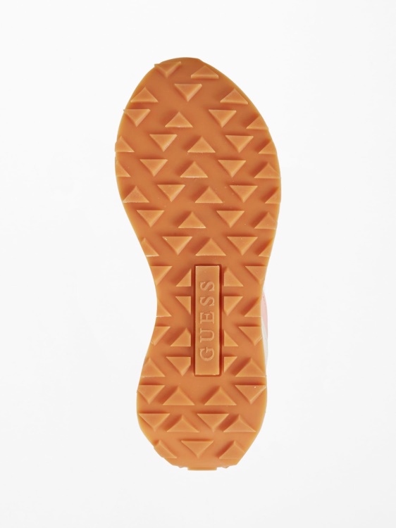 много розови маратонки Luchia от смесена кожа Guess