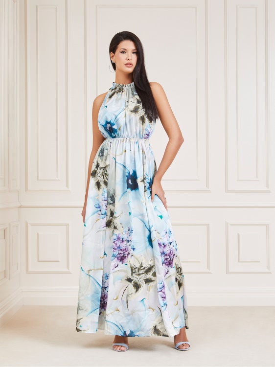 Marciano цяла рокля с щампи с флорални фантазии Guess