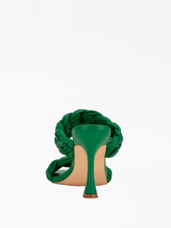 Harlie плетени мулета с токчета Guess Green