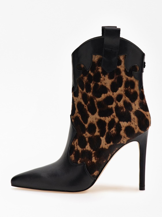 Ботуши Breann от естествена кожа Guess Animalier