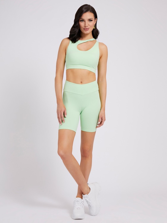 шорти от микрофибър Guess Green