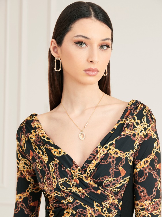 черен гащеризон с верижка Marciano Guess