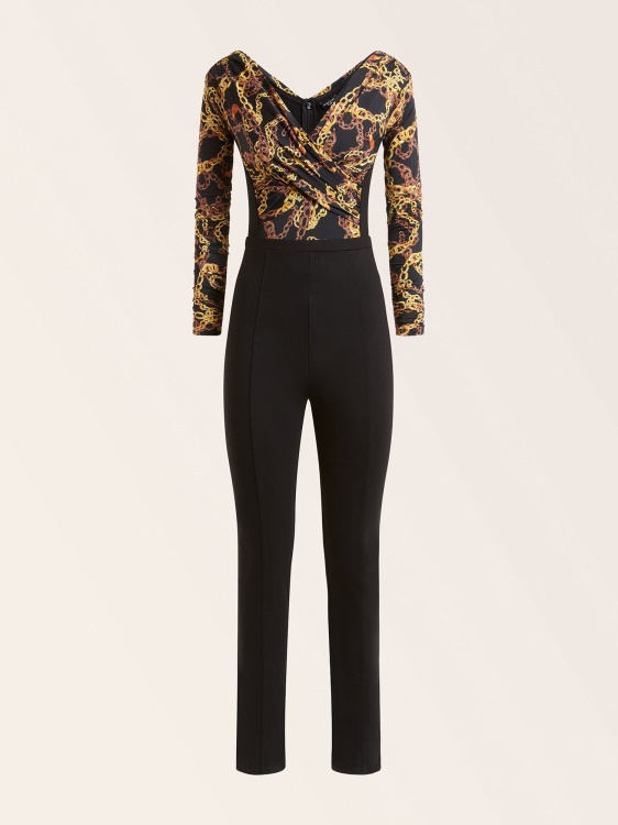 черен гащеризон с верижка Marciano Guess