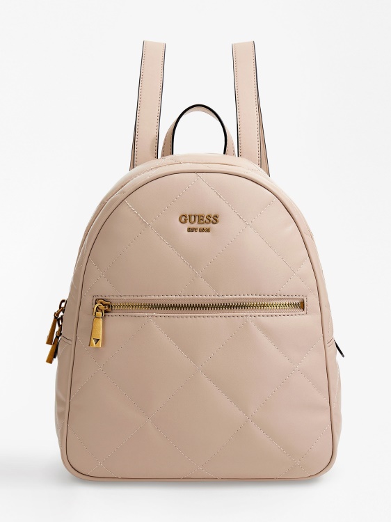 бежова ватирана раница Guess Vikky