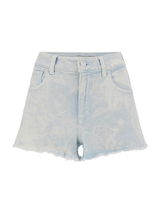 дънкови шорти със суров подгъв Guess Blue