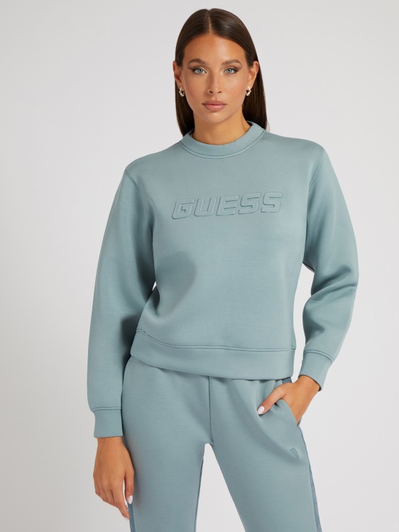 костюм с предно лого зелен Guess