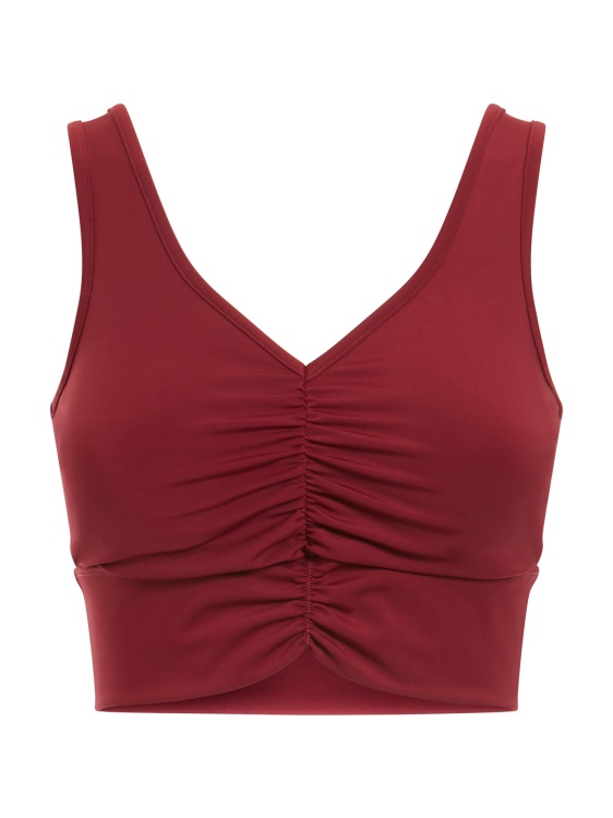 Guess Draped Deatils активен сутиен лилав