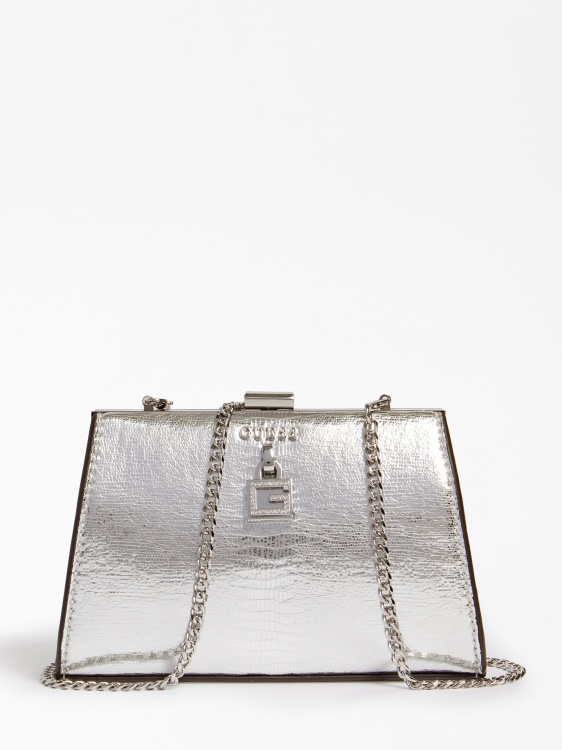 фолиран нощна есен мини съединител Guess сребро