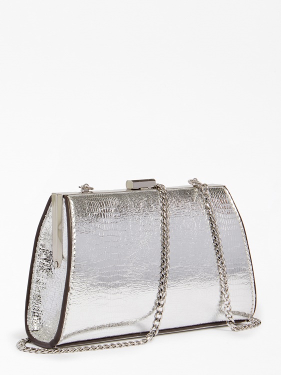 фолиран нощна есен мини съединител Guess сребро
