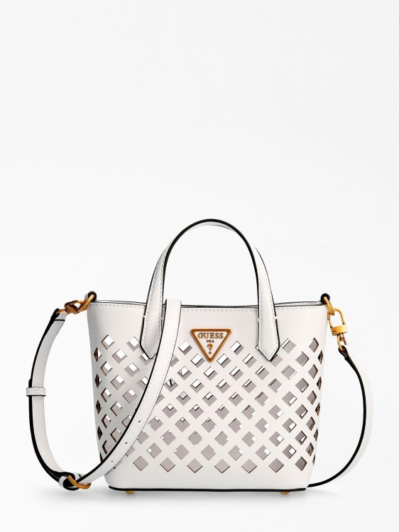Guess White Aqua Mini Shopper