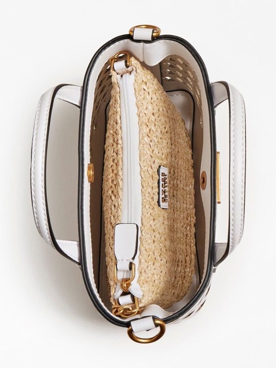 Guess White Aqua Mini Shopper